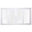 16" x 8" (Wall Opening Size) White Return Air Grille (650 Series)