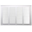 16" x 10" (Wall Opening Size) White Return Air Grille (650 Series)