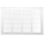 16" x 12" (Wall Opening Size) White Return Air Grille (650 Series)