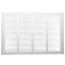 16" x 12" (Wall Opening Size) White Return Air Grille (650 Series)