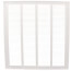 16" x 16" (Wall Opening Size) White Return Air Grille (650 Series)
