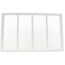20" x 12" (Wall Opening Size) White Return Air Grille (650 Series)
