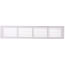24" x 4" (Wall Opening Size) White Return Air Grille (650 Series)