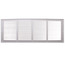 24" x 8" (Wall Opening Size) White Return Air Grille (650 Series)
