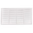 24" x 12" (Wall Opening Size) White Return Air Grille (650 Series)