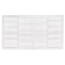 24" x 12" (Wall Opening Size) White Return Air Grille (650 Series)