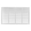 24" x 14" (Wall Opening Size) White Return Air Grille (650 Series)