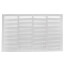 24" x 14" (Wall Opening Size) White Return Air Grille (650 Series)