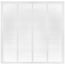 24" x 24" (Wall Opening Size) White Return Air Grille (650 Series)