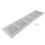 30" x 6" (Wall Opening Size) White Return Air Grille (650 Series)