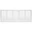 30" x 10" (Wall Opening Size) White Return Air Grille (650 Series)
