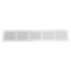 36" x 6" (Wall Opening Size) White Return Air Grille (650 Series)