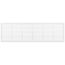 36" x 10" (Wall Opening Size) White Return Air Grille (650 Series)