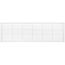 36" x 10" (Wall Opening Size) White Return Air Grille (650 Series)