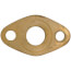 1-1/2" Double Bronze Sweat Oval Meter Flange Kit (Lead Free)