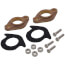 2" Double Bronze Oval Meter Flange Kit (Lead Free)