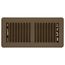 4" x 10" Heavy Duty Floor Register (Brown)