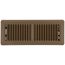 4" x 12" Heavy Duty Floor Register (Brown)