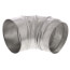 6" Aluminum Adjustable Elbow (22.5° to 90°)