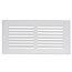 10" x 4" (Wall Opening Size) White Sidewall/Ceiling Return Air Grille (672 Series)