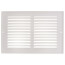 10" x 6" (Wall Opening Size) White Sidewall/Ceiling Return Air Grille (672 Series)