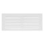 12" x 4" (Wall Opening Size) White Sidewall/Ceiling Return Air Grille (672 Series)