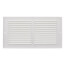 12" x 6" (Wall Opening Size) White Sidewall/Ceiling Return Air Grille (672 Series)