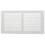 12" x 6" (Wall Opening Size) White Sidewall/Ceiling Return Air Grille (672 Series)