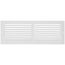 14" x 4" (Wall Opening Size) White Sidewall/Ceiling Return Air Grille (672 Series)