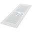 14" x 4" (Wall Opening Size) White Sidewall/Ceiling Return Air Grille (672 Series)