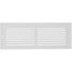 14" x 4" (Wall Opening Size) White Sidewall/Ceiling Return Air Grille (672 Series)