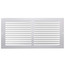 14" x 6" (Wall Opening Size) White Sidewall/Ceiling Return Air Grille (672 Series)