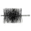 3-3/4" Spring Grade Tempered Wire Brush for 4" Flue (Total Length: 7-1/2")