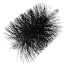 3-3/4" Spring Grade Tempered Wire Brush for 4" Flue (Total Length: 7-1/2")
