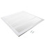 16" x 16" (Wall Opening Size) White Sidewall/Ceiling Return Air Grille (672 Series)
