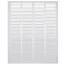 16" x 20" (Wall Opening Size) White Sidewall/Ceiling Return Air Grille (672 Series)