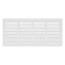 20" x 8"W White Sidewall/Ceiling Return Air Grille (672 Series)