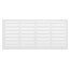 20" x 8"W White Sidewall/Ceiling Return Air Grille (672 Series)