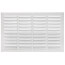 20" x 12" (Wall Opening Size) White Sidewall/Ceiling Return Air Grille (672 Series)
