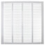 20" x 30" (Wall Opening Size) White Sidewall/Ceiling Return Air Grille (672 Series)