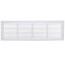 24" x 6" (Wall Opening Size) White Sidewall/Ceiling Return Air Grille (672 Series)