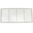 24" x 8" (Wall Opening Size) White Sidewall/Ceiling Return Air Grille (672 Series)