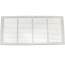 24" x 10" (Wall Opening Size) White Sidewall/Ceiling Return Air Grille (672 Series)