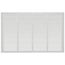 24" x 14" (Wall Opening Size) White Sidewall/Ceiling Return Air Grille (672 Series)