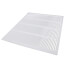 24" x 20" (Wall Opening Size) White Sidewall/Ceiling Return Air Grille (672 Series)