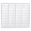 24" x 20" (Wall Opening Size) White Sidewall/Ceiling Return Air Grille (672 Series)