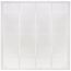 24" x 24" (Wall Opening Size) White Sidewall/Ceiling Return Air Grille (672 Series)
