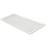 30" x 10" (Wall Opening Size) White Sidewall/Ceiling Return Air Grille (672 Series)