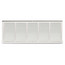 30" x 10" (Wall Opening Size) White Sidewall/Ceiling Return Air Grille (672 Series)