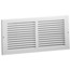 30" x 10" (Wall Opening Size) White Sidewall/Ceiling Return Air Grille (672 Series)